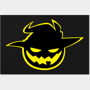 Jack O'Lantern emblem Posters and Art